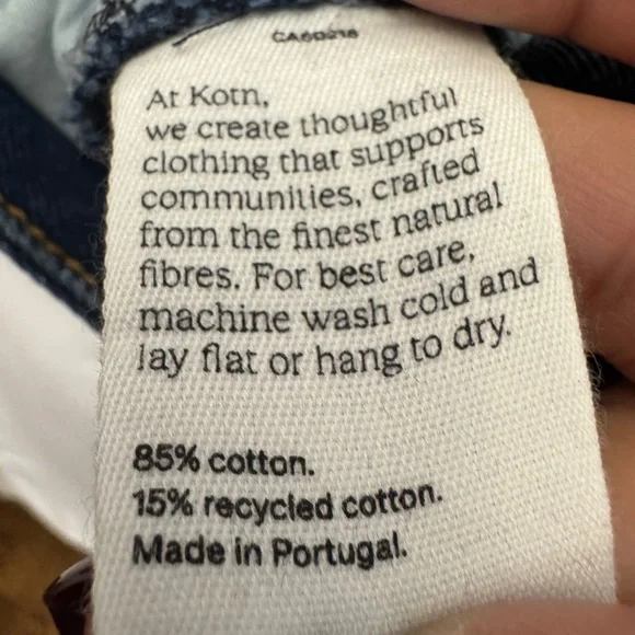 KOTN High Rise Straight Leg Jeans - Picture 5 of 6